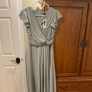 long sage green dress JUBA maxi dress
